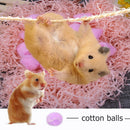 100pcs Colorful Winter Keep Warm Cotton Balls Cute Cage Filler (Pink)