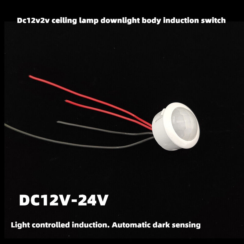 DC 12V 24V Wiring Infrared Sensor Ceiling Lamp Human Body Induction Switch Newly