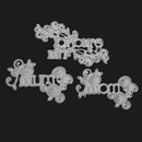 3pcs/set Mother's Day Metal Cutting Die Stencil DIY Scrapbooking Album Card