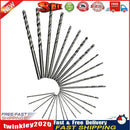 25pcs Straight Shank High Speed Steel Twist Drill Bits Woodworking Reamer Newly