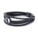 Leather Braided Retro Ethnic Woven Charm Women Men Bangles Jewelry Gift Bracelet