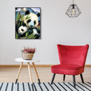 Oil Painting By Numbers Kit Panda Canvas Hand Painted Wall Art Home Decoration