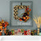 Large Size Double Sided Wooden Sign Fall and Halloween Decorations for Hom!