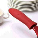 Pot Holder Cast Iron Hot Skillet Silicone Handle Cover Potholder A3W8 C2L5