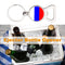 Russian National Flag Bottle Opener Gem Keychain Multifunctional Car Key Ring