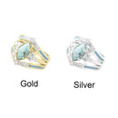 Creative Girls Mother's Day 3 Piece Set Jewelry Diamond Turquoise Ring