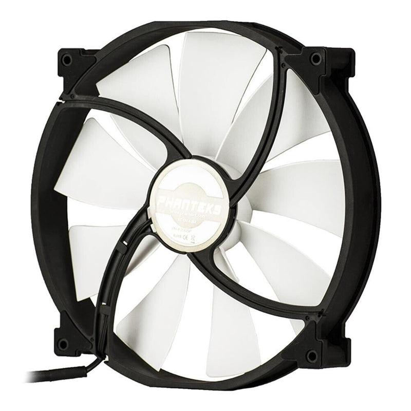 PHANTEKS PH-F200SP Chassis Cooler 3 Pin Computer Case Cooling Fan (White) Newly