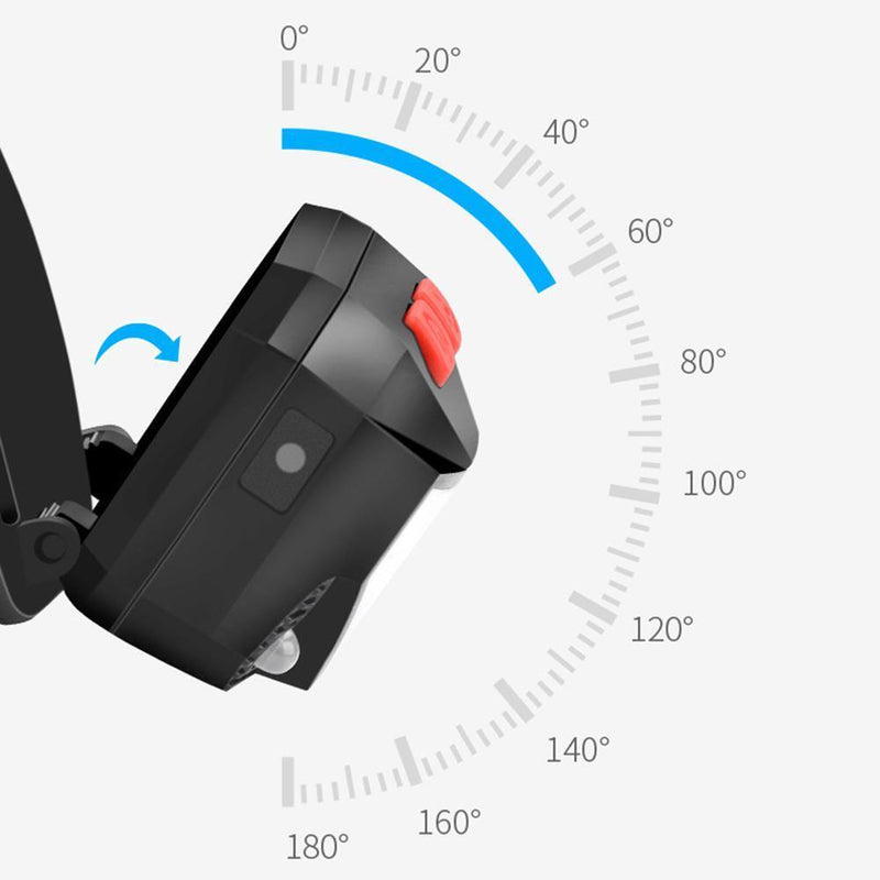 XPG+COB LED Headlamp Wave Induction 1000mAh Waterproof Outdoor Head Torch