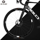 ENLEE 12pcs Bike Stickers Wheel Decals Reflective Protective Tape Bicycle Strips