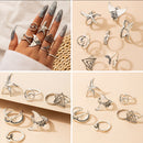 7pcs/set Fish Easy Finger Rings Jewelry Gift Ethnic Style ANKLE