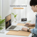 #A Large Mouse Pad Gaming Mouse Pad Computer PU Leather PC Desk Mat Cork Ultra
