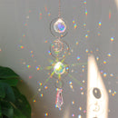 #A Crystal Wind Chimes Pendant Ornament Chandelier Home Garden Car Room Decor Gi