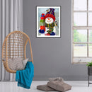 5D DIY Diamond Painting Snowman Cartoon Full Round Drill Mosaic Art Pictures