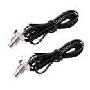 2x NTC 10K Thermistor Temperature Sensor Thread Probe Cable 1m Newly