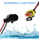 5Set Car Motorcycle Waterproof Plug Car Male Female Electrical Connector Plug`