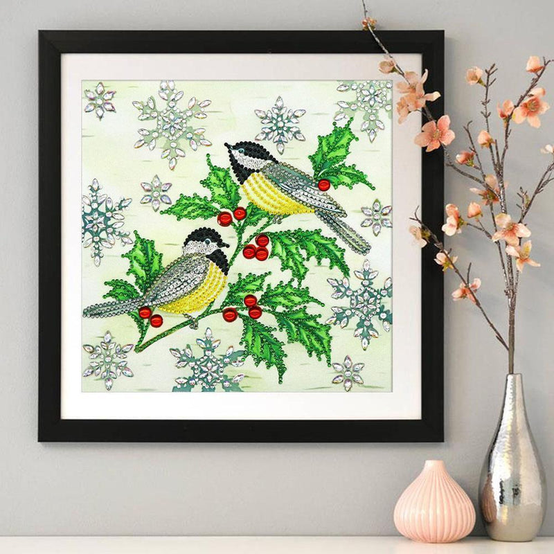 5D DIY Special Shaped Diamond Painting Magpie Cross Stitch Craft Kits Wall Arts
