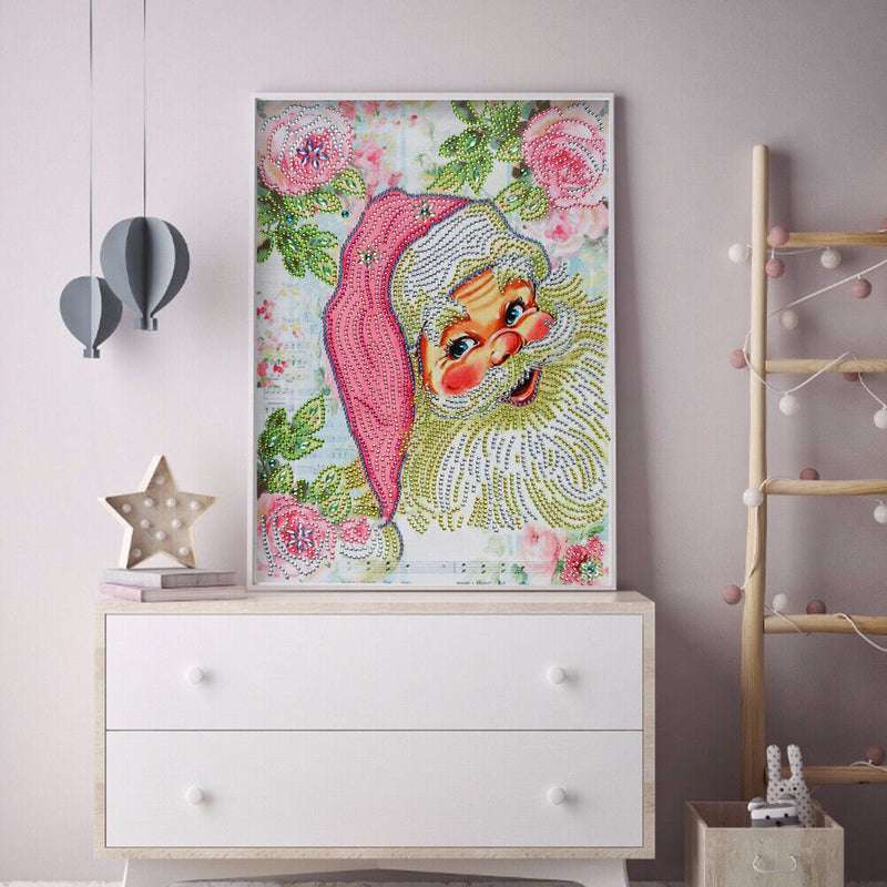 Special Shaped Santa Claus 5D DIY Diamond Painting Handwork Kit Home Decor Craft
