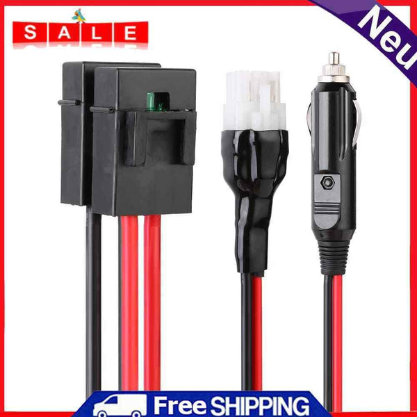 1.5m 30A Fuse 6 Pin Short Wave Anti-Oxidation Extension Cord for Yaesu FT-857D