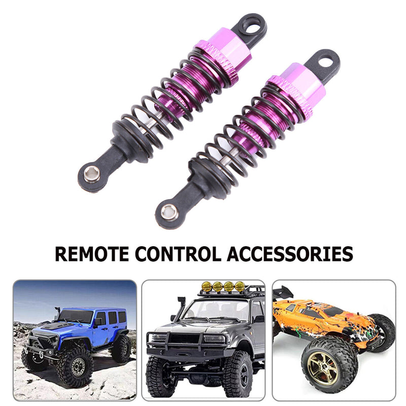 #A 2Pcs RC Cars 65mm Spring Shock Absorber Upgrade Parts for Wltoys 1/18 A959 A9