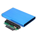 Portable 2.5 inch USB 2.0 Hard Drive Case Aluminum Alloy 10TB SATA HDD SSD Box