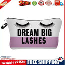 Lip Eyes Print Cosmetic Toiletry Storage Pouch Women Make Up Bags (41151)