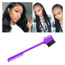 Double Sided Edge Brush with Comb Eyelash Eyebrow Modification Broken Hair