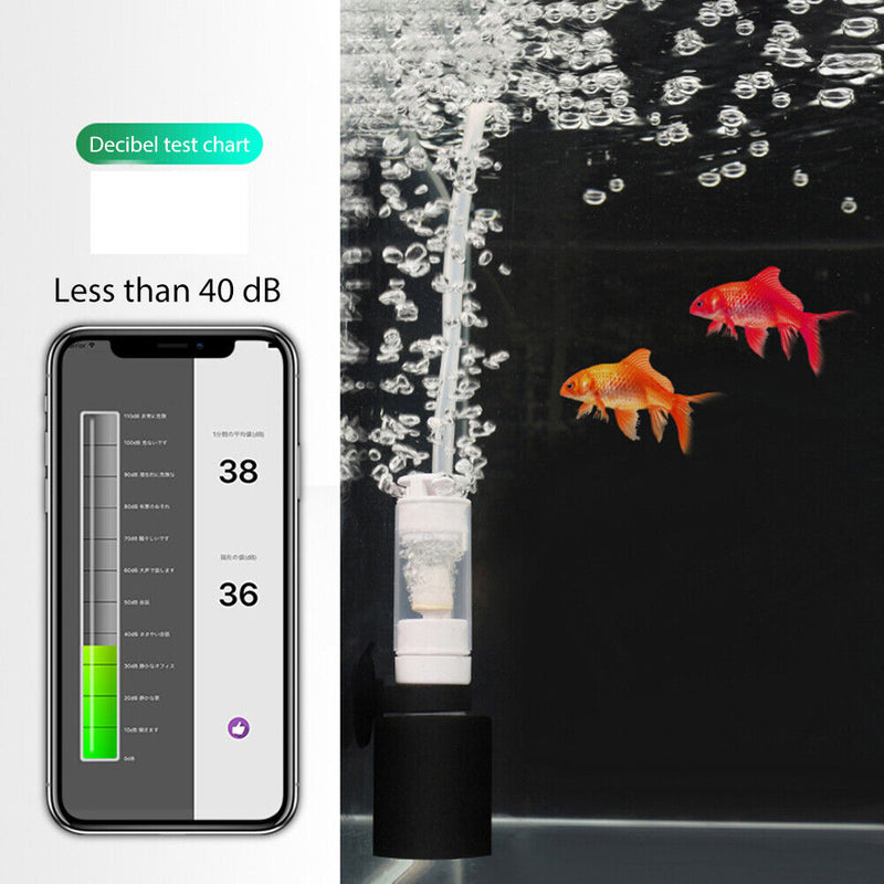 Aquarium Filter Fish Tank Water Air Mute Pump Silent Oxygen Increase Equipment