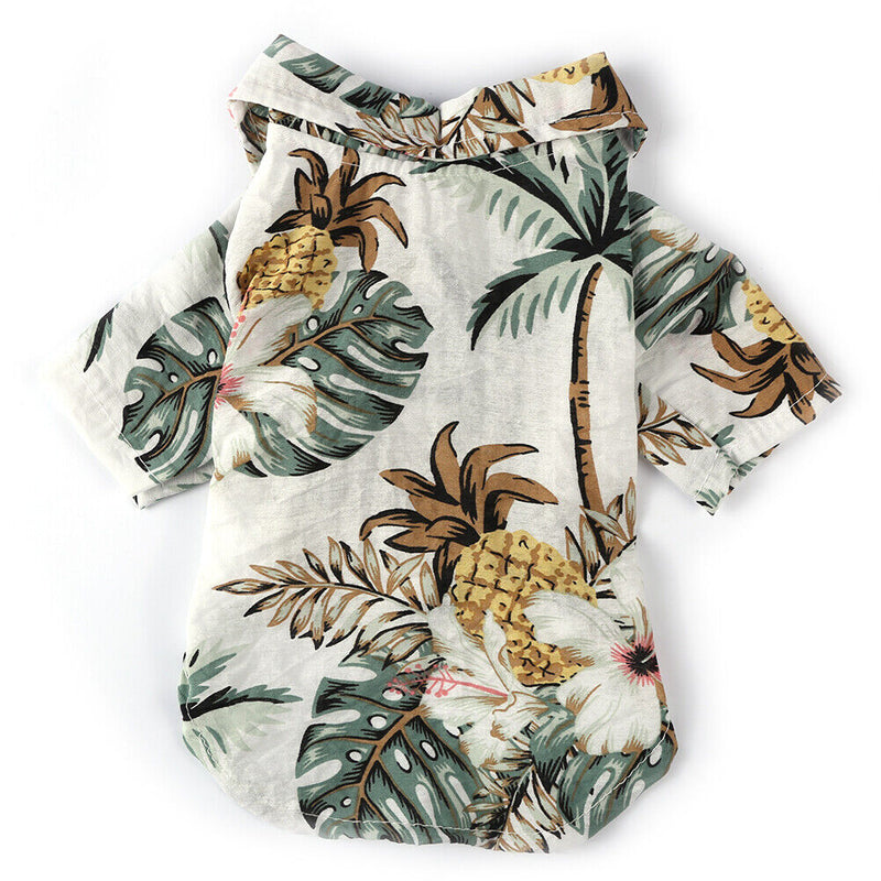 Cute Pets Dog Costume Dog Hawaiian Style Dog Puppy Shirt for Pet Supply