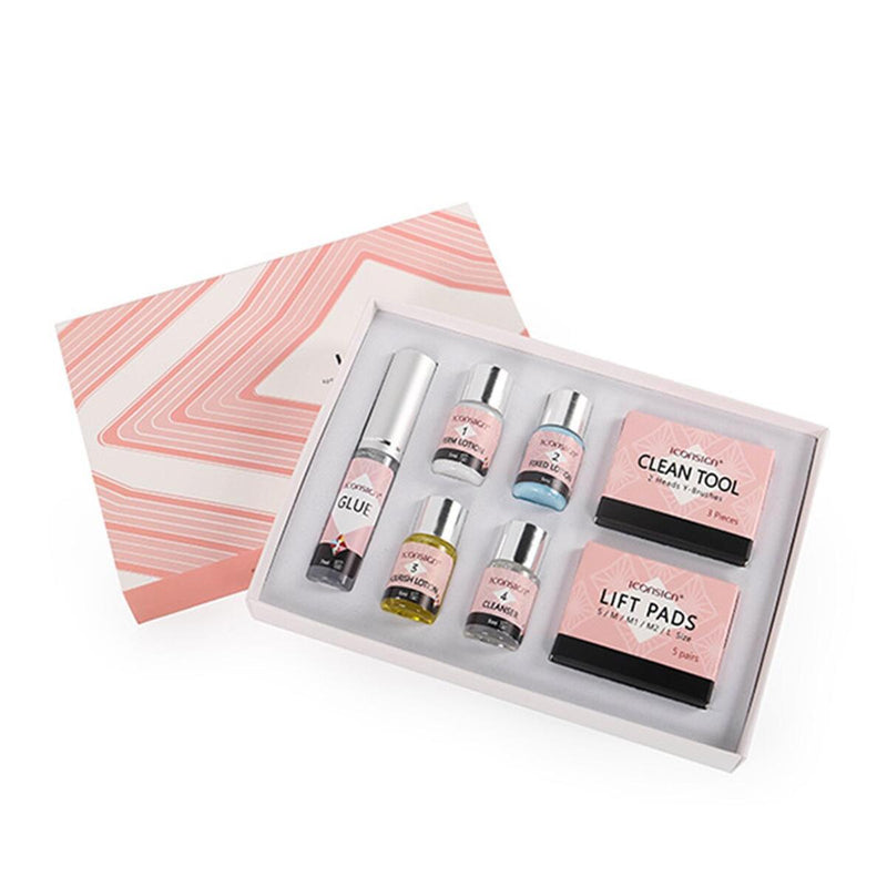 13PCS Lash Perm Lotion Neutralizer Glue Pads Eyelash Curling Perming kit-US~