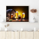 5D DIY Full Drill Round Shape Beer Rhinestone Diamond Drawing Kit for Bedroom