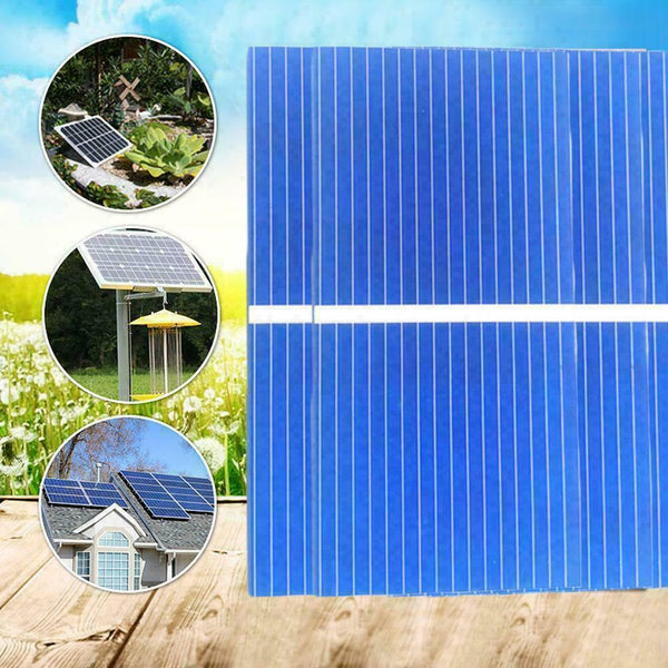 20X Solar Panel Cells Polycrystalline Photovoltaic Charger To DIY CL A5X hot.
