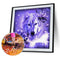 5D DIY Full Drill Diamond Painting Wolf Cross Stitch Needlework Round Rhinestone