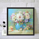 5D DIY Full Round Drill Table Flowers Cross Stitch Diamond Painting Home Decor