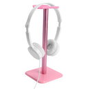 Headphone Holder Earphone Headset Display Stand Bracket Universal (Pink) Newly