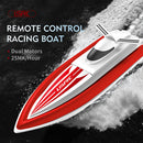 LSRC-B8 2.4GHz Radio RC Racing Boat Waterproof Ship with 2 Battery (Red) Newly