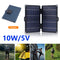 10W 5V Solar Panel Charger Bi-fold Waterproof Camping Solar Panel Pack for