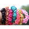 Women Fashion Girl Scrunchie Dot Print Hair Band Rope Ponytail Holder
