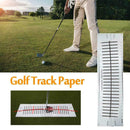 Practice Swing Training Paper Labels Golf Putting Practice White Track X3D5