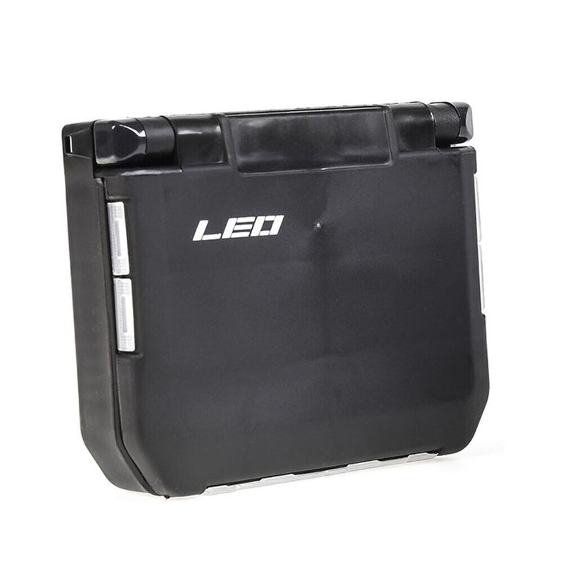 Semi-Automatic Opening Fishing Tackle Box w/ Grid Baits Storage Case (L) Newly