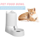 Dog Food Bowl Puppy Feeding Dish Cat Automatic Drinking Fountain (Waterer) Newly