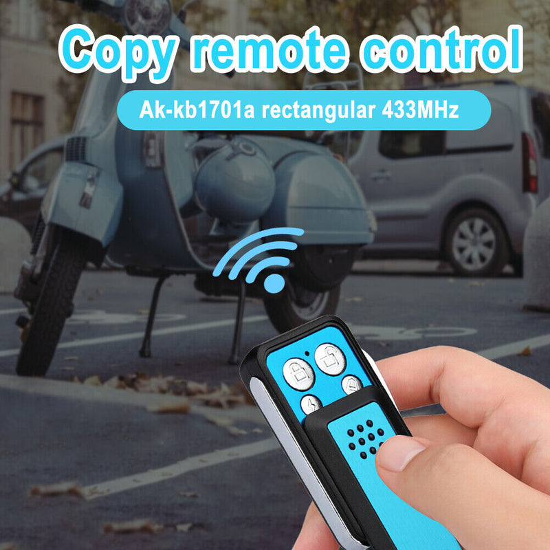 Copy Remote Control 4 Channel Wireless for Garage Electric Door (433Mhz)