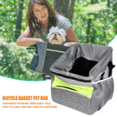 Bicycle Basket Bags Foldable Pet Dog Cats Cycling Bike Front Carrier Pouch