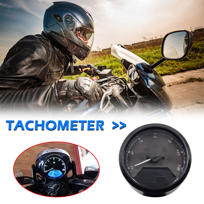 CS-363 Motorcycle Speedometer Tachometer Waterproof Fuel Meter Odometer Newly