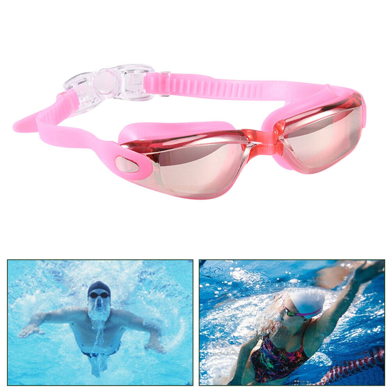 #A Professional Electroplating Waterproof HD Swimming Glasses for Women Men Adul