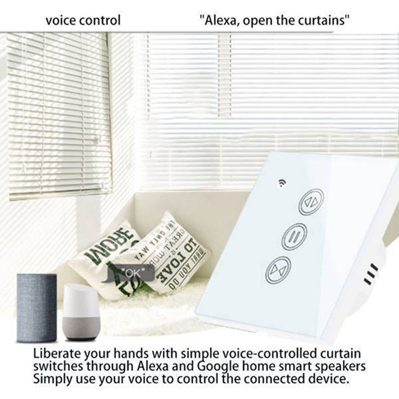 WiFi European Switch Electric Motorized Smart Curtain Switch Roller Shutter