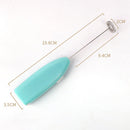 Electric Eggbeater Milk Drink Coffee Blender Egg Beater Stirrer (Blue)