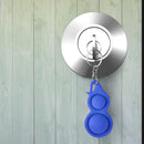 Mini Key Chain Pendant Stress Reliever Autism Squeeze Fidget Toys (Blue)