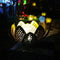 Solar Powered LED Flower Light Artificial Hollow Lotus Garden Landscape Ornament