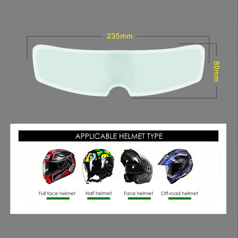 Anti Fog Film Universal  Coating PET Fog Resistant Film for Motorbike