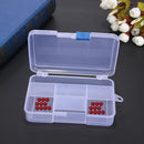 5x Plastic Adjustable Box Divider Clip Lock Jewelry Earring Case for Kol